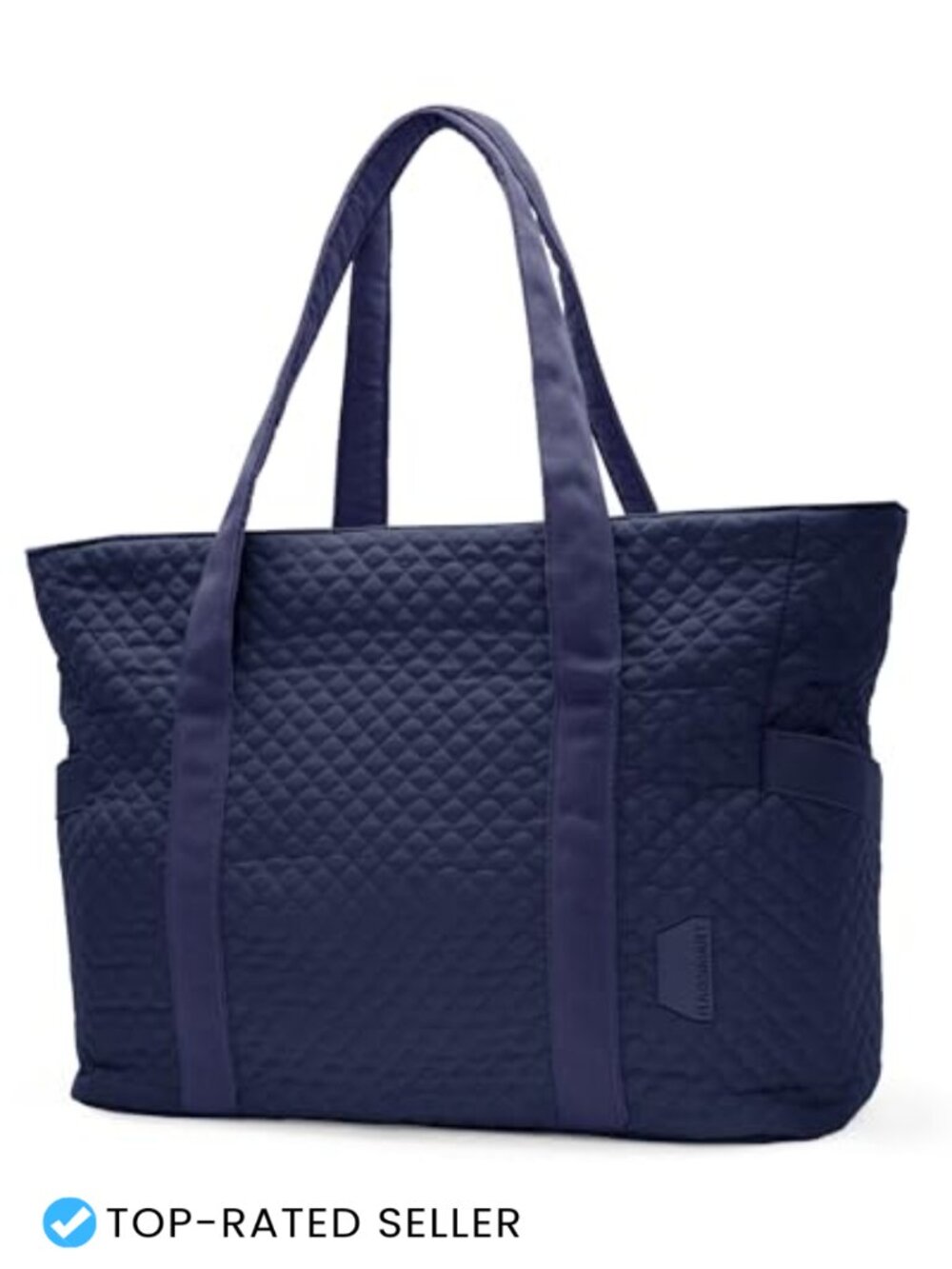 20L Puffer Work Tote with Zipper, Quilted Nurse Hospital Bag, Travel Essentials